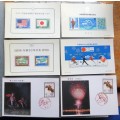 4  x Japan Mini Sheets + 2 Cards - 1 Bid for All