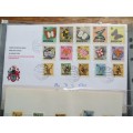 Rhodesia Butterflies Definitive FDC & Stamps
