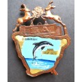 Vintage SA Tourism Copper Plaque - Port Elizabeth Oceanarium