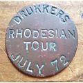 Drukkers July 1972 Rhodesian Tour Badge