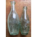 2 x Antique Glass Bottles