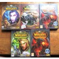 5 x Warcraft PC Games + Covers