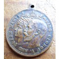 King George V & Queen Mary Middlesex Royal Visit Pendant