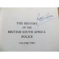 History of the British South Africa Police - Rhodesia BSAP - signed Peter Gibbs