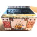 Ornate Vintage Money Box/Bank - Ship / Treaure Chest / Nautical