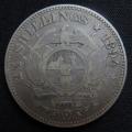 ZAR 1894 2/6 SHILLINGS HALFCROWN SILVER