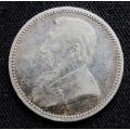 ZAR 1892 6d Sixpence SILVER