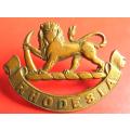 Southern Rhodesia Brass 1940-56 Cap Badge - well used
