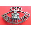 Indian Army 130 Baluchis Shoulder Title