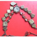 Vintage enamelled fancy necklace