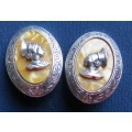 Vintage Jewellery Box with 2 x sets Vintage Costume Earrings
