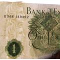 GB 1 Pound Note