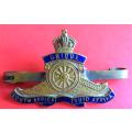 Royal Artillery Blue Enamel Sweetheart Badge/ Brooch