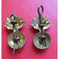 Pair Royal Army Fusiliers collar badges