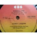 Kenny Loggins Danger Zoner 7 Single vinyl - Untested As Is
