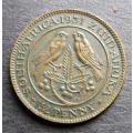 1931 Zuid Afrika Union Farthing Quarter Penny