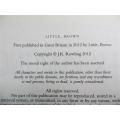 The Casual Vacancy - J.K Rowling - 1st Adult Novel
