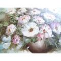 Original Floral Bouquet Painting signed SAMSON