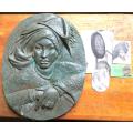 Princess Safuratu Adele Relief Sculpture - Sculptor Rose Dearing - provenance docs copies available
