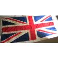 Vintage Very Large 2300mm x 1040mm Union Jack GB Flag - Well Used