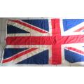 Vintage Very Large 2300mm x 1040mm Union Jack GB Flag - Well Used