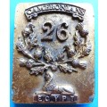 Large Cameronians 26th Regt.  Egypt Badge  **SCARCE**