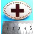 Large Vintage SA Red Cross Society Metal Enamelled Badge