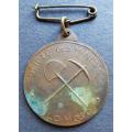 Belgian Congo Societe Des Mines Medaille de 20 Annees Medallion **SCARCE**