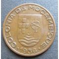 1936 Mozambique 20 Centavos Coin