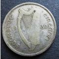 Ireland 1930 1 Shilling SILVER SCARCE