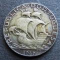 1947 Portugal 2$50 Escudos SILVER