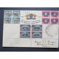 1939 Huguenots Set on Cover - Union SA - High Value