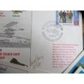 GB Airforce Theme Covers Lot with Signatures - 1 Bid