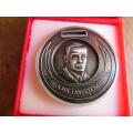 Large 150 Blood Donors Medallion in Box - Unknown Metal