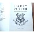 Harry Potter and the Half Blood Prince - J.K Rowling - 1st Edition Hardcover