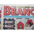 6 x The Beano Paper Comics 1970`s