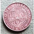 1893 Victoria GB Silver Shilling