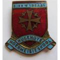 Hugenote Hoermeisieskool Enamel Badge