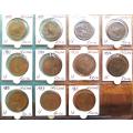 Irish Circulated Harp Penny Coin Collection - 1 Bid for All