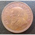 1892 ZAR Penny - Low Mintage Coin environmental damage