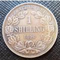 1896 ZAR 0.925 Silver Shilling