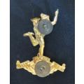 South Africa Signals Corps Badge - All intact screw type