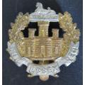 Essex regiment - Egypt Bi Metal cap badge - Slide type