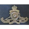 Royal Artillery Cap Badge well used no lugs