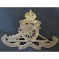 Royal Artillery Cap Badge well used no lugs