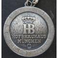 Hofbrauhaus Munchen Beer branded key Chain