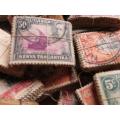 Box KUT Kenya Uganda Tang Colonial British Stamps in bundles - R1 START on the box