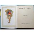 Robin Hood - Vintage E.C Vivian with 16 x Colour Plates by Harry G.Theaker 1950`s