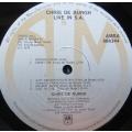 Vintage Vinyl LP - Chris De Burgh Live in S.A Cover E/ Vinyl E