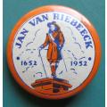 1952 Jan Van Riebeeck Colour Pin Badge - Condition